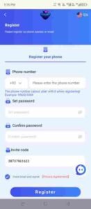 Register your account with 92glory game & earn real money